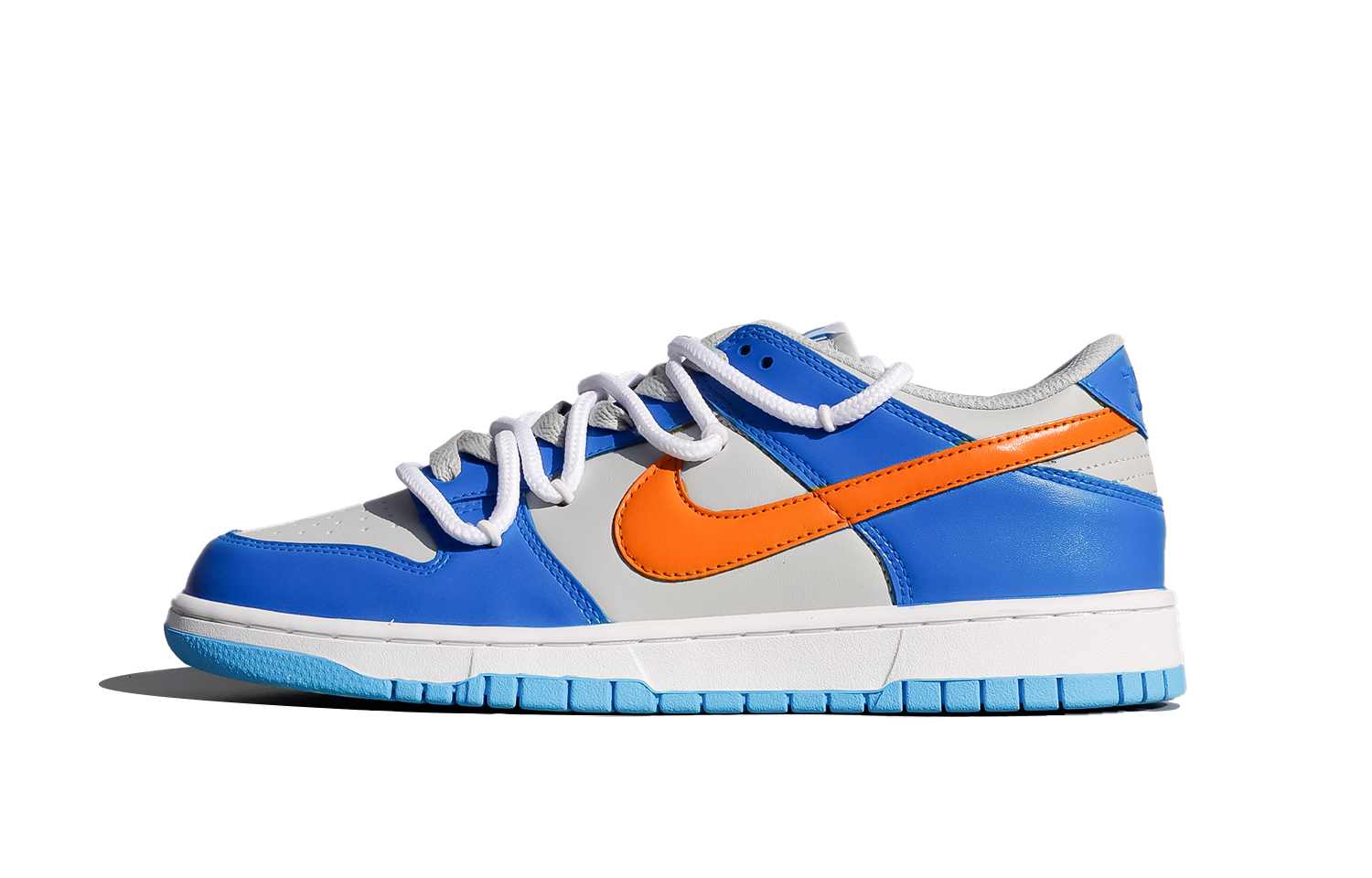 Buy [Zapatillas Personalizadas] Nike Dunk Low Retro 'Tormenta Azul Naranja' DV0831-001(Team140-蓝橙风暴解构)