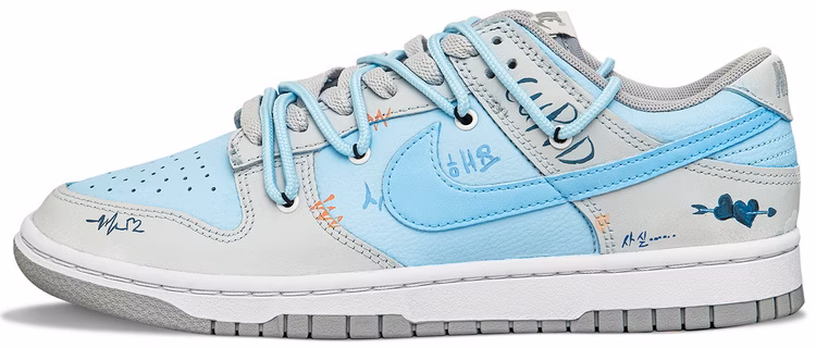 custom-shoes-nike-dunk-low-retro-blue-valentine