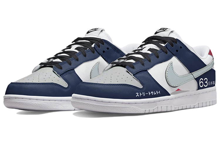 Lookbook 나이키 덩크 로우 레트로 '푸른 후지'(커스텀) DJ6188-101(TeamS-富士山)