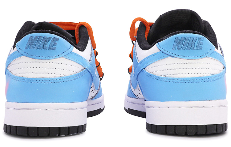 Shop [Kasut Custom] Nike Dunk Low Retro 'Getaran Cinta Biru Putih' DJ6188-002(TeamM-男款爱心蓝白)