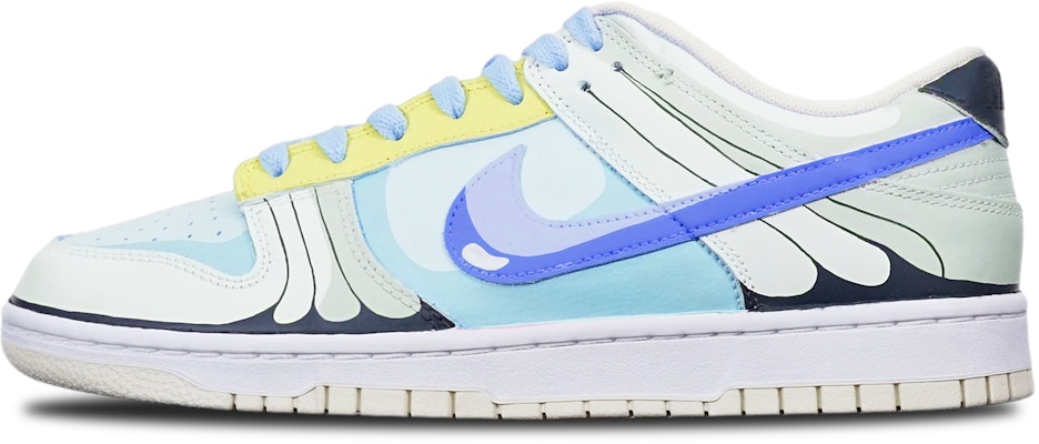 나이키 덩크 로우 레트로 '블루 옐로우 그레이' 커스텀 DJ6188-100(TeamT-巴大蝶蓝黄灰S-BOX) Buy 나이키 덩크 로우 레트로 '블루 옐로우 그레이' 커스텀 DJ6188-100(TeamT-巴大蝶蓝黄灰S-BOX)
