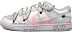 Buy 【定制球鞋】Nike Dunk Low Retro 灰色地帶 時間 腮紅粉 做舊Vibe風 復古 字母 解構風 低幫 板鞋 男款 粉