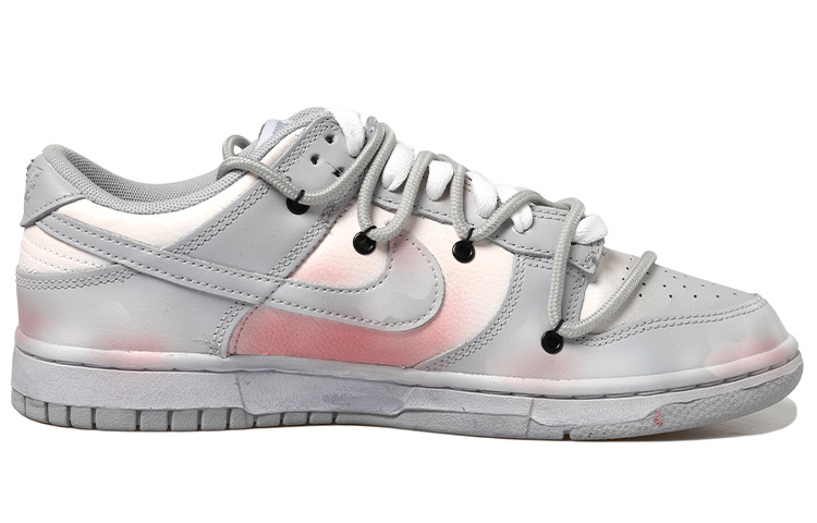 Order [Kasut Custom] Nike Dunk Low Retro 'Blush Grey Vibe' DJ6188-003(Team拾玖-灰色地带男S-BOX)