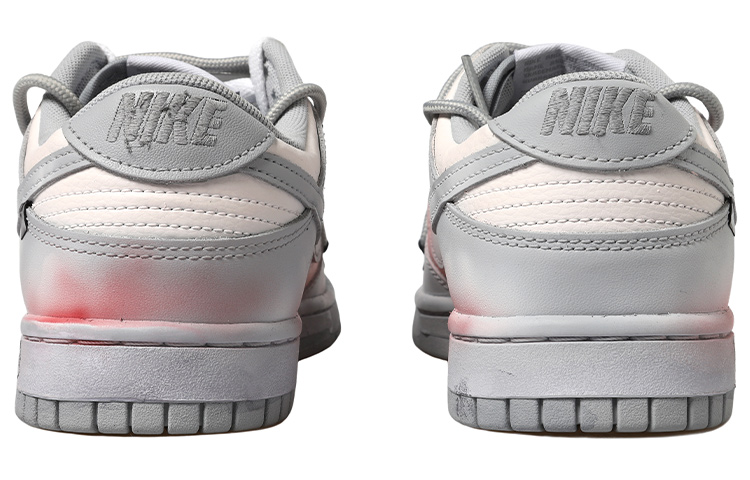 Purchase [Kasut Custom] Nike Dunk Low Retro 'Blush Grey Vibe' DJ6188-003(Team拾玖-灰色地带男S-BOX)