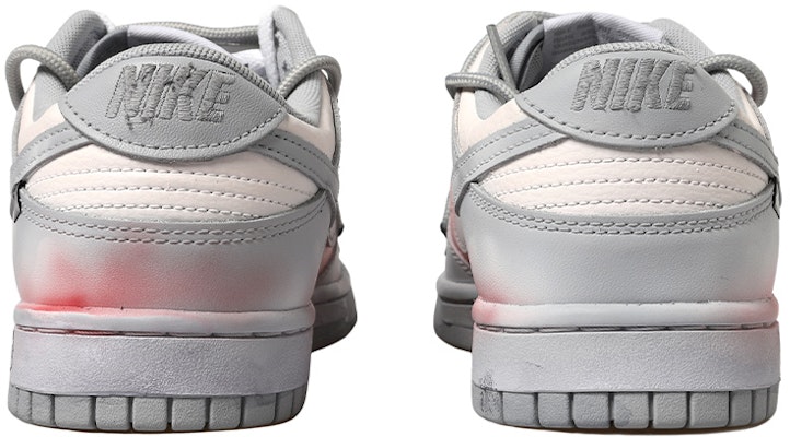 【定制球鞋】Nike Dunk Low Retro 灰色地帶 時間 腮紅粉 做舊Vibe風 復古 字母 解構風 低幫 板鞋 男款 粉 Purchase 【定制球鞋】Nike Dunk Low Retro 灰色地帶 時間 腮紅粉 做舊Vibe風 復古 字母 解構風 低幫 板鞋 男款 粉