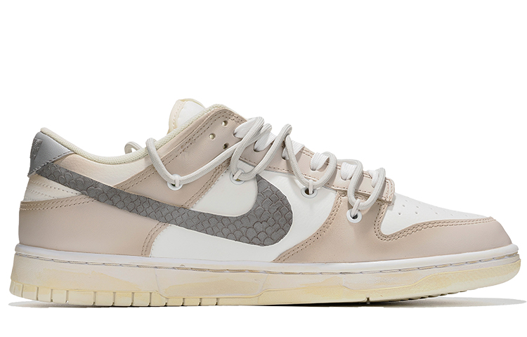 Order [Zapatillas Personalizadas] Nike Dunk Low Retro 'Brooklyn Gris Serpiente' DJ6188-100(Team62-布鲁克林)