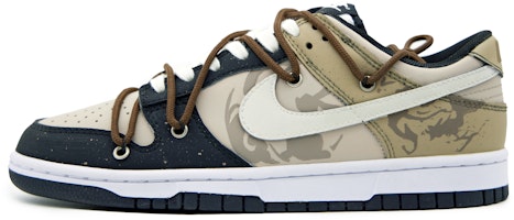 나이키 덩크 로우 레트로 '브라운 블랙' (커스텀) DD1391-100(Team51-男款开拓者) Buy 나이키 덩크 로우 레트로 '브라운 블랙' (커스텀) DD1391-100(Team51-男款开拓者)