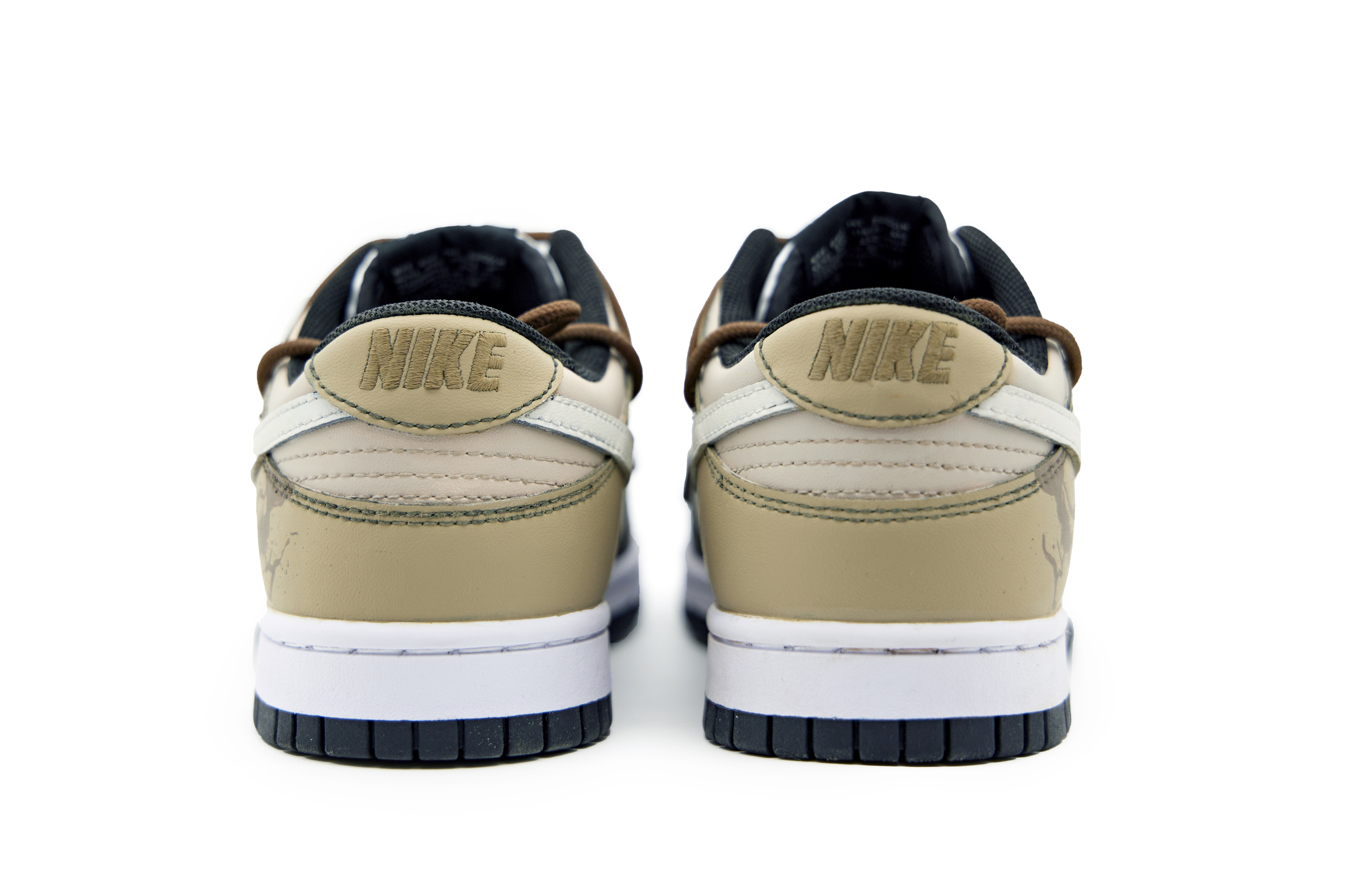Shop [Sepatu Custom] Nike Dunk Low Retro 'Coklat Hitam' DD1391-100(Team51-男款开拓者)