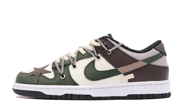 【訂製球鞋】Nike Dunk Low Retro 復古街區 高級 簡約 老街風 低筒 板鞋 GS 棕綠 Buy 【訂製球鞋】Nike Dunk Low Retro 復古街區 高級 簡約 老街風 低筒 板鞋 GS 棕綠