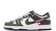 Buy 【訂製球鞋】Nike Dunk Low Retro 復古街區 高級 簡約 老街風 低筒 板鞋 GS 棕綠