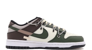 【訂製球鞋】Nike Dunk Low Retro 復古街區 高級 簡約 老街風 低筒 板鞋 GS 棕綠 Order 【訂製球鞋】Nike Dunk Low Retro 復古街區 高級 簡約 老街風 低筒 板鞋 GS 棕綠