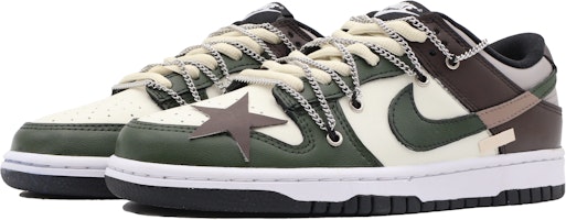 【カスタムシューズ】ナイキ ダンク ロー レトロ 'ブラウングリーンヴィンテージストリート' DD1391-100(Team53-男款复古街区S-BOX) Lookbook 【カスタムシューズ】ナイキ ダンク ロー レトロ 'ブラウングリーンヴィンテージストリート' DD1391-100(Team53-男款复古街区S-BOX)