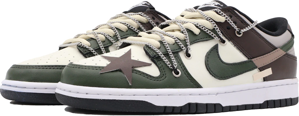 【客製球鞋】 Nike Dunk Low Retro 復古街區 高級 簡約 舊街風 低筒 滑板鞋 男款 棕綠 Lookbook 【客製球鞋】 Nike Dunk Low Retro 復古街區 高級 簡約 舊街風 低筒 滑板鞋 男款 棕綠
