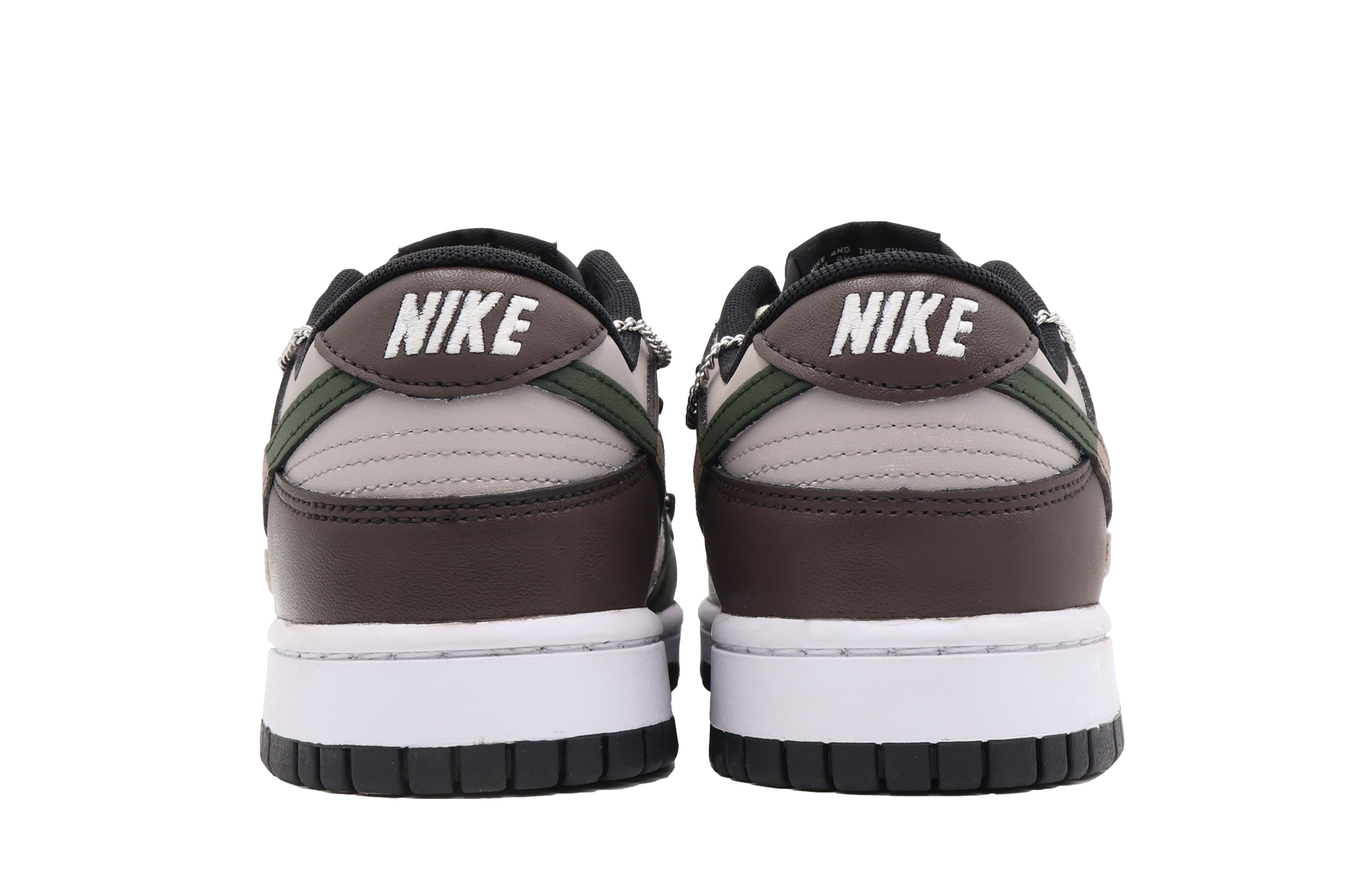 Shop [Kasut Custom] Nike Dunk Low Retro 'Coklat Hijau Vintage Jalanan' DD1391-100(Team53-男款复古街区S-BOX)