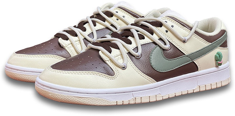 나이키 덩크 로우 레트로 '캑터스 그래피티' (커스텀) DJ6188-100(TeamD-男款仙人掌手绘涂鸦棕奶黄) Lookbook 나이키 덩크 로우 레트로 '캑터스 그래피티' (커스텀) DJ6188-100(TeamD-男款仙人掌手绘涂鸦棕奶黄)