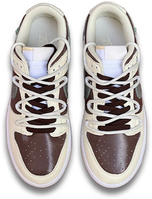 나이키 덩크 로우 레트로 '캑터스 그래피티' (커스텀) DJ6188-100(TeamD-男款仙人掌手绘涂鸦棕奶黄) Shop 나이키 덩크 로우 레트로 '캑터스 그래피티' (커스텀) DJ6188-100(TeamD-男款仙人掌手绘涂鸦棕奶黄)