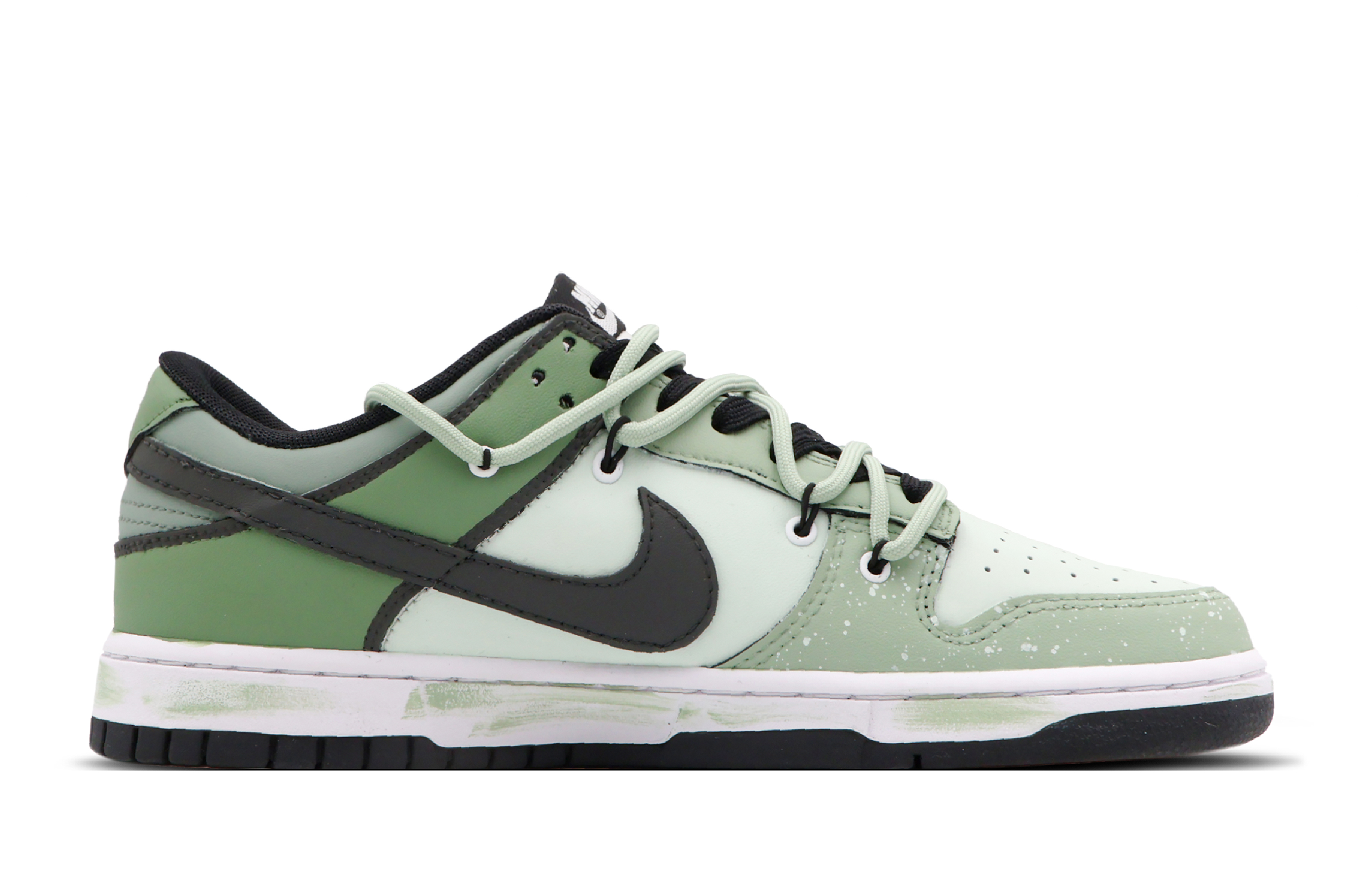 [Custom Shoes] Nike Dunk Low Retro 'Camellia Green Summer' 圖 2