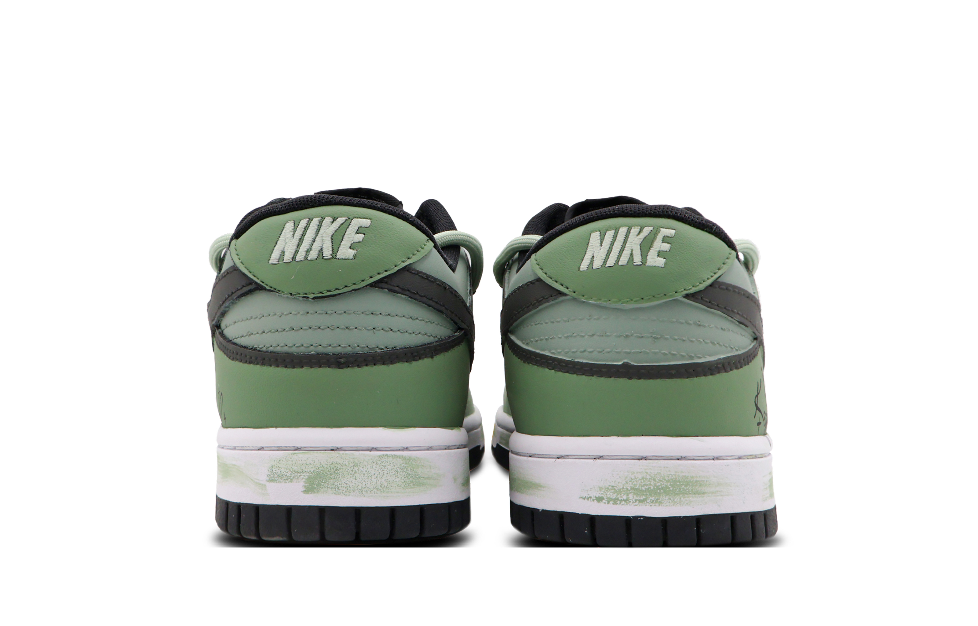 [Custom Shoes] Nike Dunk Low Retro 'Camellia Green Summer' 圖 4