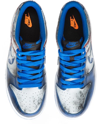 【定制球鞋】Nike Dunk Low Retro FZBB 美國隊長 盾牌 做舊Vibe風 防滑耐磨 低幫 板鞋 男款 藍紅 Shop 【定制球鞋】Nike Dunk Low Retro FZBB 美國隊長 盾牌 做舊Vibe風 防滑耐磨 低幫 板鞋 男款 藍紅