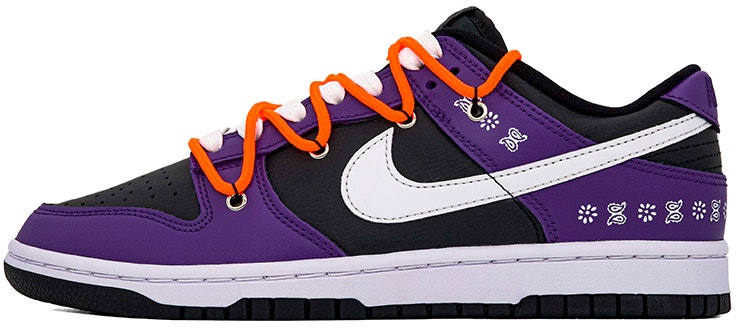 custom-shoes-nike-dunk-low-retro-cashew-flower-deconstructed