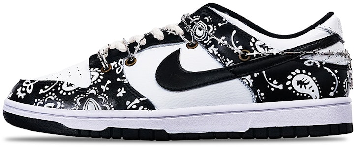 【定制鞋款】耐克Dunk Low复古款‘腰果花韵’ DJ6188-002(TeamT-男款腰果花黑白S-BOX) Order 【定制鞋款】耐克Dunk Low复古款‘腰果花韵’ DJ6188-002(TeamT-男款腰果花黑白S-BOX)
