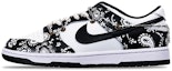 Order 【定制鞋款】耐克Dunk Low复古款‘腰果花韵’ DJ6188-002(TeamT-男款腰果花黑白S-BOX)