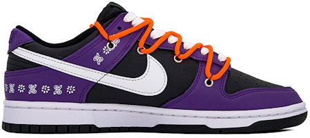 【カスタムシューズ】ナイキ ダンク ロー レトロ「カシューフラワー解体版」 DJ6188-002(Team肆-男款腰果花黑白紫) Order 【カスタムシューズ】ナイキ ダンク ロー レトロ「カシューフラワー解体版」 DJ6188-002(Team肆-男款腰果花黑白紫)