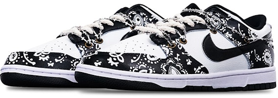 【定制鞋款】耐克Dunk Low复古款‘腰果花韵’ DJ6188-002(TeamT-男款腰果花黑白S-BOX) Shop 【定制鞋款】耐克Dunk Low复古款‘腰果花韵’ DJ6188-002(TeamT-男款腰果花黑白S-BOX)