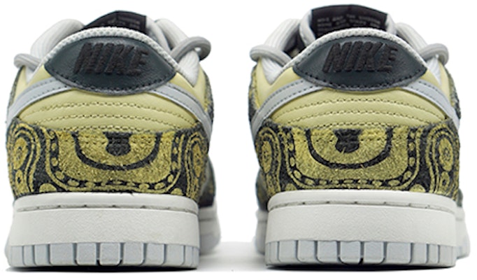 【定製球鞋】Nike Dunk Low Retro 腰果花 噴繪手繪 解構鞋帶 潮流 低幫 板鞋 男女同款 米黃 Shop 【定製球鞋】Nike Dunk Low Retro 腰果花 噴繪手繪 解構鞋帶 潮流 低幫 板鞋 男女同款 米黃