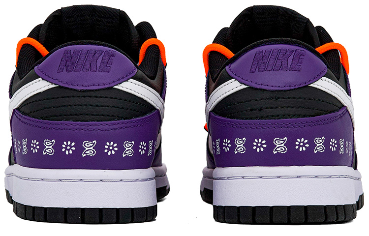 Purchase 【カスタムシューズ】ナイキ ダンク ロー レトロ「カシューフラワー解体版」 DJ6188-002(Team肆-男款腰果花黑白紫)