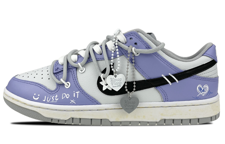 Buy [Sepatu Custom] Nike Dunk Low Retro 'Changchun Bunga Biru Hari Valentine' DJ6188-001(Team叁-男款解构S-BOX)