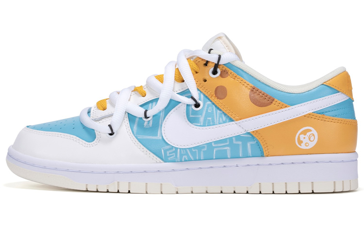 Order [Zapatillas Personalizadas] Nike Dunk Low Retro 'Cheese Custom' DJ6188-100(TeamR-男款芝士黄蓝)