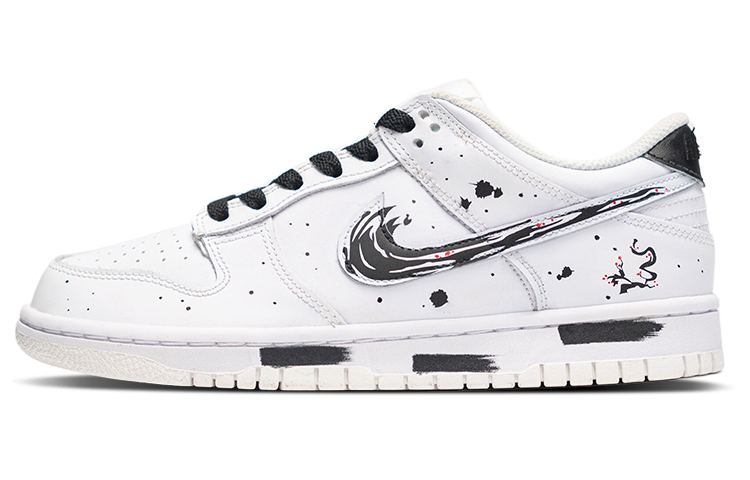 Buy 【定制鞋款】Nike Dunk Low 复古"中国水墨黑白" DJ6188-101(Team拾陆-男款水墨)