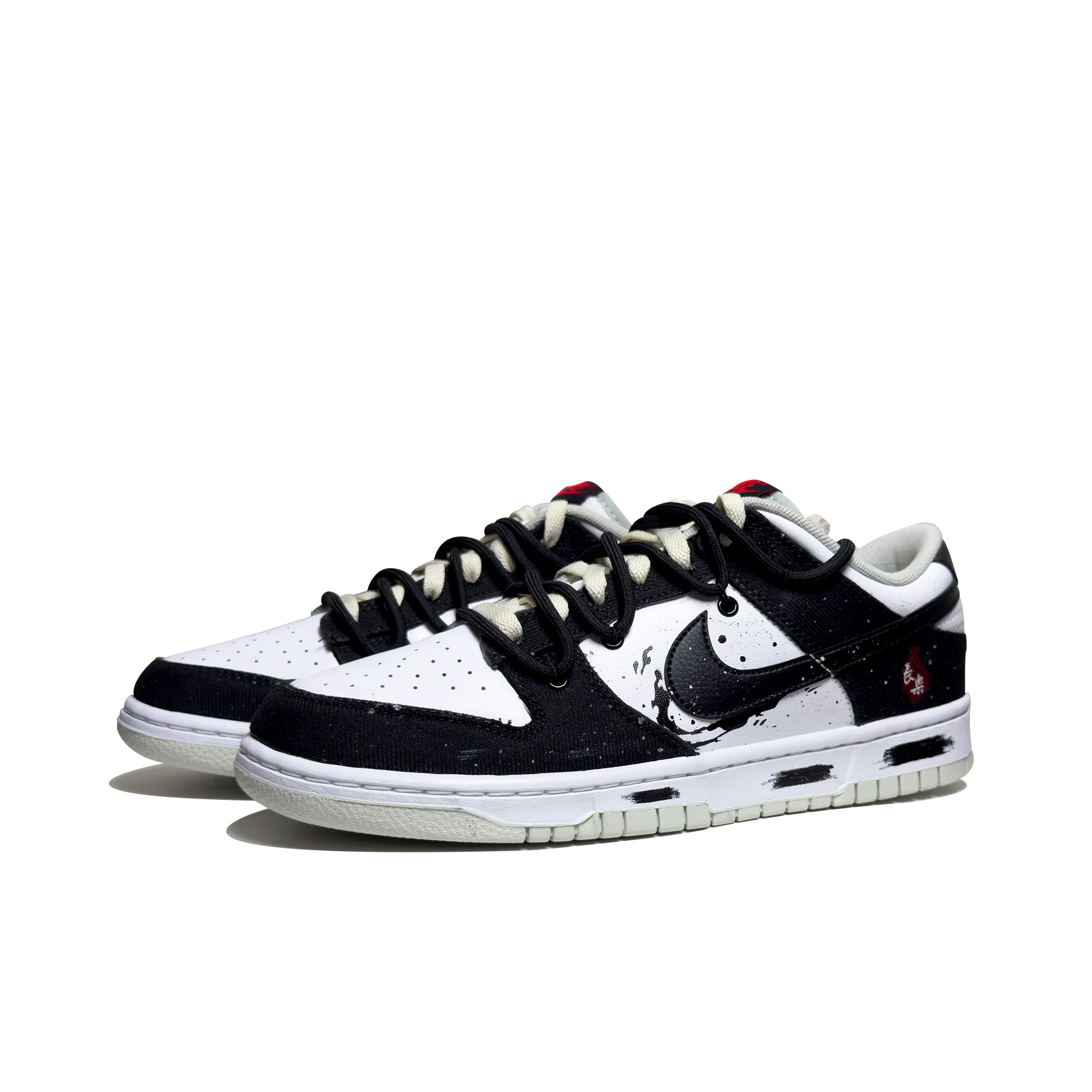 Lookbook Zapatillas Nike Dunk Low Retro 'Salpicadura de Tinta China - Negro Blanco' DV0827-100(Team95-长乐)