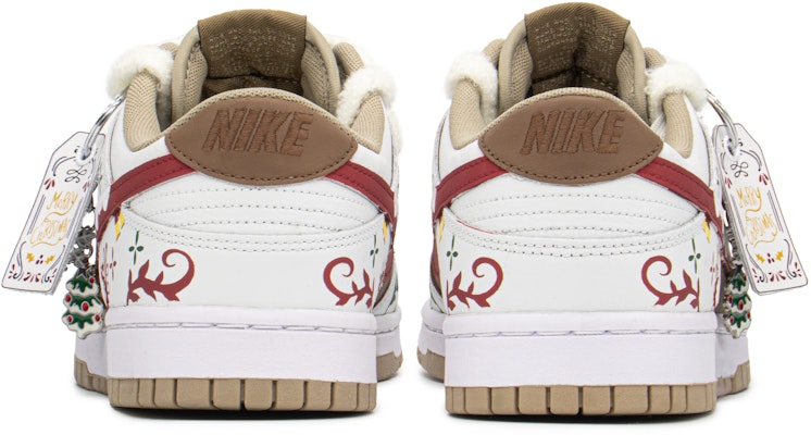 【定製球鞋】Nike Dunk Low Retro 聖誕禮遇 雪花枝葉 解構禮盒 低幫 板鞋 男款 棕白 Purchase 【定製球鞋】Nike Dunk Low Retro 聖誕禮遇 雪花枝葉 解構禮盒 低幫 板鞋 男款 棕白