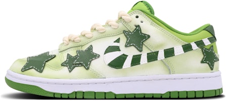 【定製球鞋】 Nike Dunk Low Retro 聖誕果 情侶 漸變 解構 貼皮 低幫 板鞋 男款 白綠 Buy 【定製球鞋】 Nike Dunk Low Retro 聖誕果 情侶 漸變 解構 貼皮 低幫 板鞋 男款 白綠