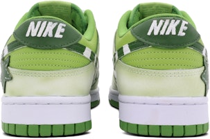 【定製球鞋】 Nike Dunk Low Retro 聖誕果 情侶 漸變 解構 貼皮 低幫 板鞋 男款 白綠 Shop 【定製球鞋】 Nike Dunk Low Retro 聖誕果 情侶 漸變 解構 貼皮 低幫 板鞋 男款 白綠