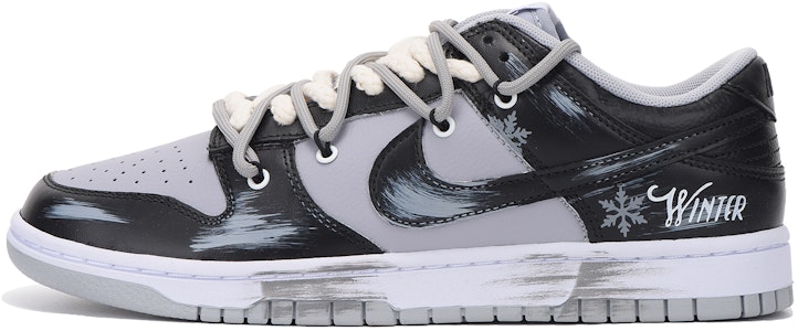 나이키 덩크 로우 레트로 '크리스마스 블랙 그레이' (커스텀) DJ6188-003(Team拾伍-男款黑灰雪花S-BOX) Buy 나이키 덩크 로우 레트로 '크리스마스 블랙 그레이' (커스텀) DJ6188-003(Team拾伍-男款黑灰雪花S-BOX)