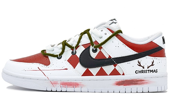 나이키 덩크 로우 레트로 '크리스마스 선물' (커스텀) DJ6188-101(TeamS-菱形鹿角SBOX) Buy 나이키 덩크 로우 레트로 '크리스마스 선물' (커스텀) DJ6188-101(TeamS-菱形鹿角SBOX)