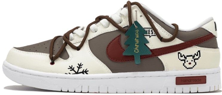 custom-shoes-nike-dunk-low-retro-christmas-gift-reindeer-snowflake