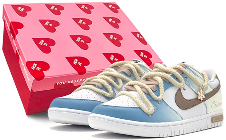 custom-shoes-nike-dunk-low-retro-christmas-gift-white-blue