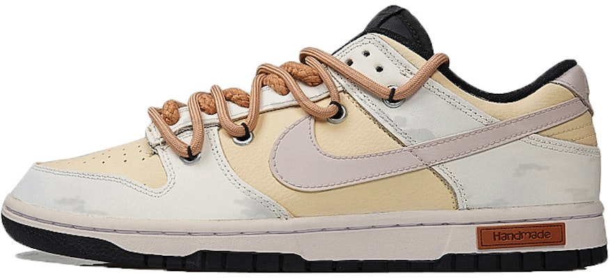 【定製球鞋】 Nike Dunk Low Retro 聖誕節主題 做舊薑餅 大底做舊 棉麻鞋帶 低幫 板鞋 男款 米黃黑 Order 【定製球鞋】 Nike Dunk Low Retro 聖誕節主題 做舊薑餅 大底做舊 棉麻鞋帶 低幫 板鞋 男款 米黃黑