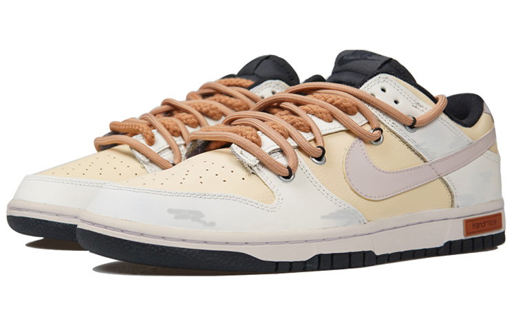 Shop [Shoe Custom] Nike Dunk Low Retro 'Gingerbread Natal - Krem Hitam' DJ6188-002(TeamP-做旧姜饼男款)