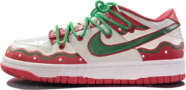 【カスタムシューズ】 ナイキダンクロー レトロ 'クリスマスグラフィティ' DD1391-602(TeamD-男款雪球) Order 【カスタムシューズ】 ナイキダンクロー レトロ 'クリスマスグラフィティ' DD1391-602(TeamD-男款雪球)
