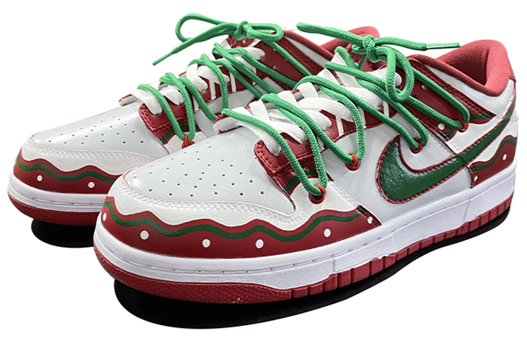 Shop [Kasual Tersuai] Nike Dunk Low Retro 'Christmas Graffiti' DD1391-602(TeamD-男款雪球)