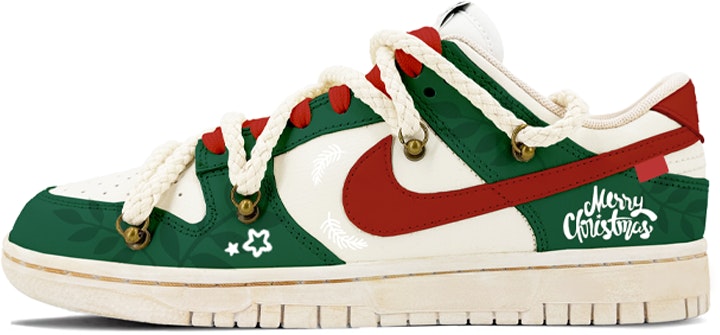 custom-shoes-nike-dunk-low-retro-christmas-red-green