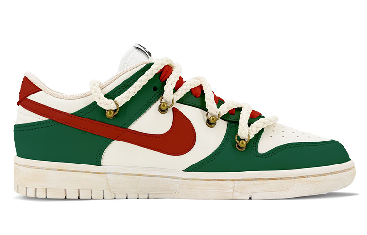 Order [Zapatillas Personalizadas] Nike Dunk Low Retro 'Rojo-Verde Navidad' DJ6188-101(TeamK-圣诞树)