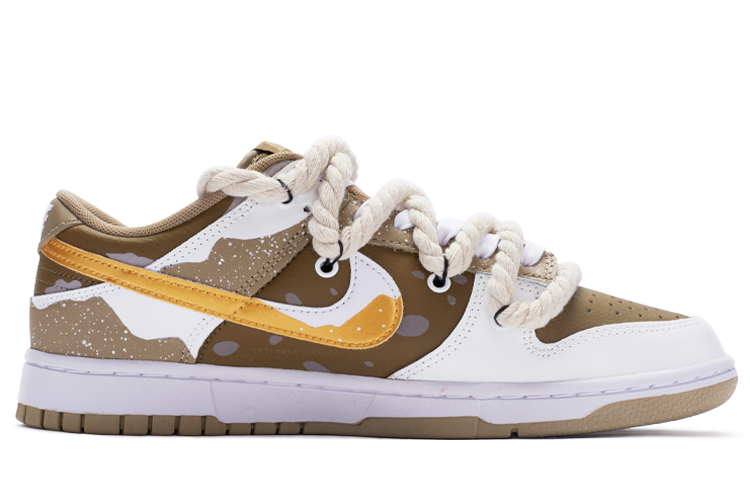Order [Kasut Tersuai] Nike Dunk Low Retro 'Krismas Salji Coklat' DJ6188-200(TeamR-圣诞雪棕男款白棕)
