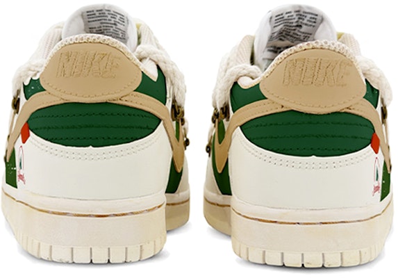 【カスタムシューズ】ナイキ ダンク ロー レトロ「クリスマスバイブ デコンストラクト パールグリーン」 DJ6188-101(TeamK-绿色圣诞) Shop 【カスタムシューズ】ナイキ ダンク ロー レトロ「クリスマスバイブ デコンストラクト パールグリーン」 DJ6188-101(TeamK-绿色圣诞)