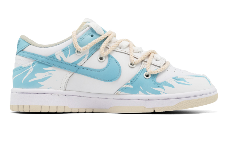 Order [Sepatu Custom] Nike Dunk Low Retro 'Silhouette Krisan Hawaii' DJ6188-100(Teamfour-男款菊花蓝色)